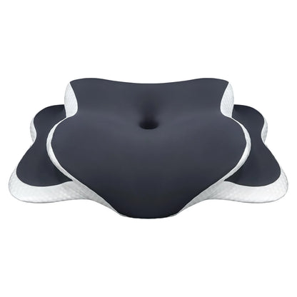 Memory Foam Pillow Cervical Pillow Neck Pain Relief Contour Ergonomic Orthopedic Neck Support for Side Back Stomach Sleeper Gift